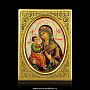 Икона "Божья Матерь Иерусалимская" с перламутром, фотография 4. Интернет-магазин ЛАВКА ПОДАРКОВ